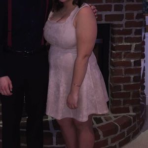 Short Light pink/beige sleeveless Dress